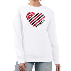 Cincinnati Reds G-III 4Her by Carl Banks Women's Heart Logo Fleece Pullover Sweatshirt Near Me