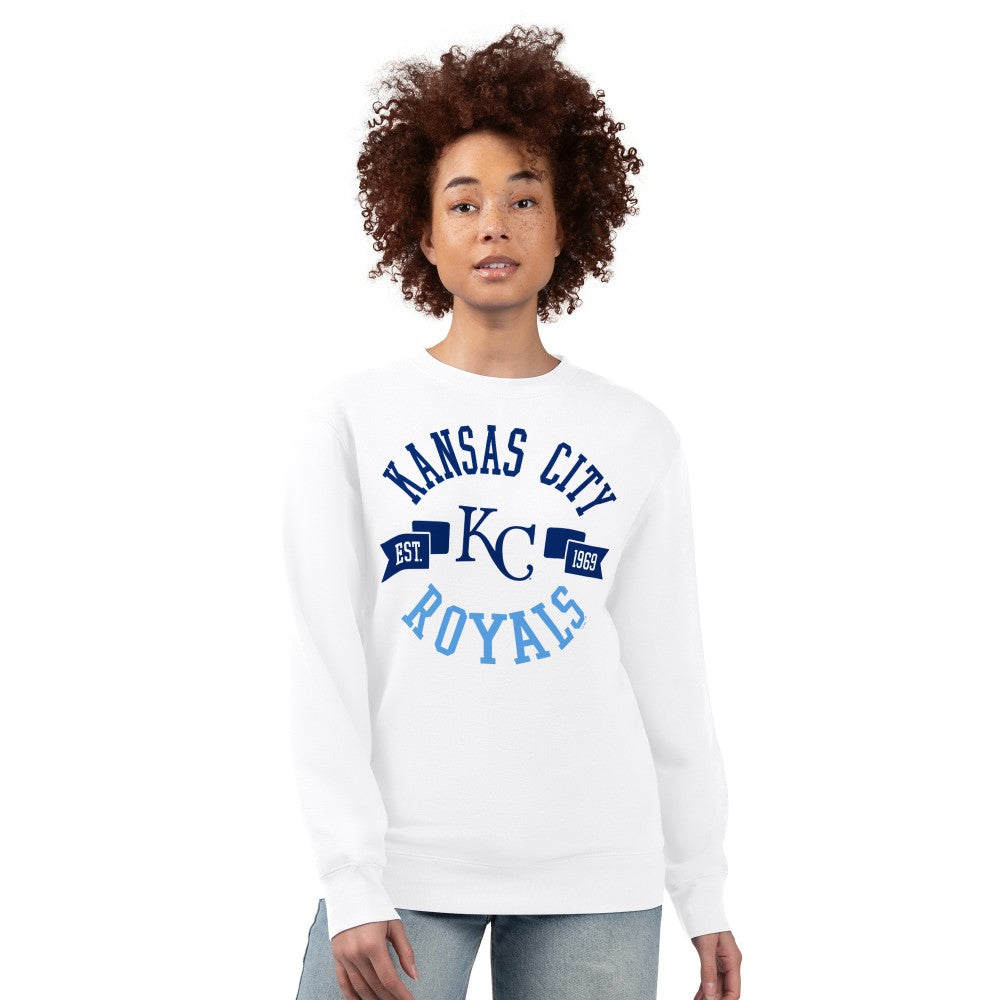 Kansas City Royals G-III 4Her by Carl Banks Women's Team Logo Fleece Pullover Sweatshirt Near Me