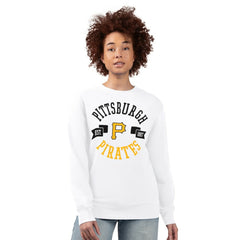Pittsburgh Pirates G-III 4Her by Carl Banks Women's Team Logo Fleece Pullover Sweatshirt Outlet
