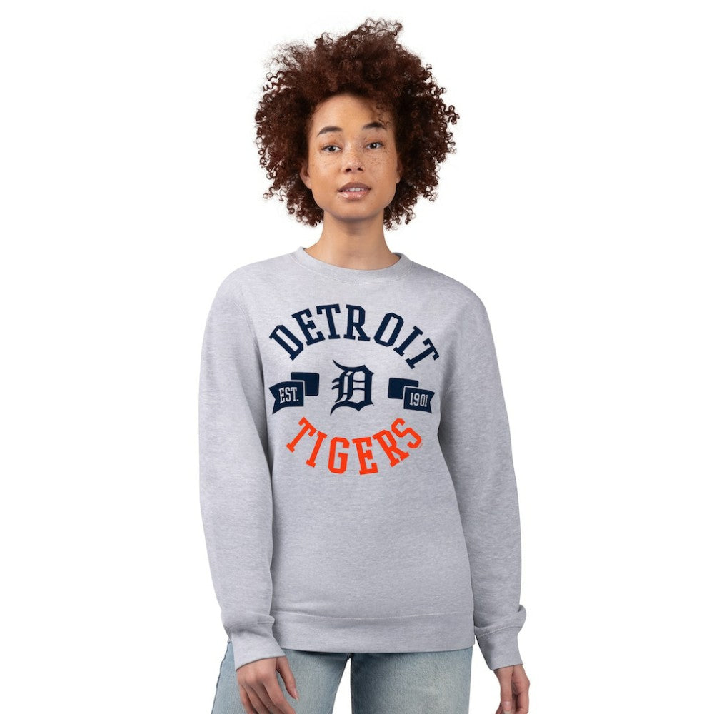 Detroit Tigers G-III 4Her by Carl Banks Women's Team Logo Fleece Pullover Sweatshirt for sale
