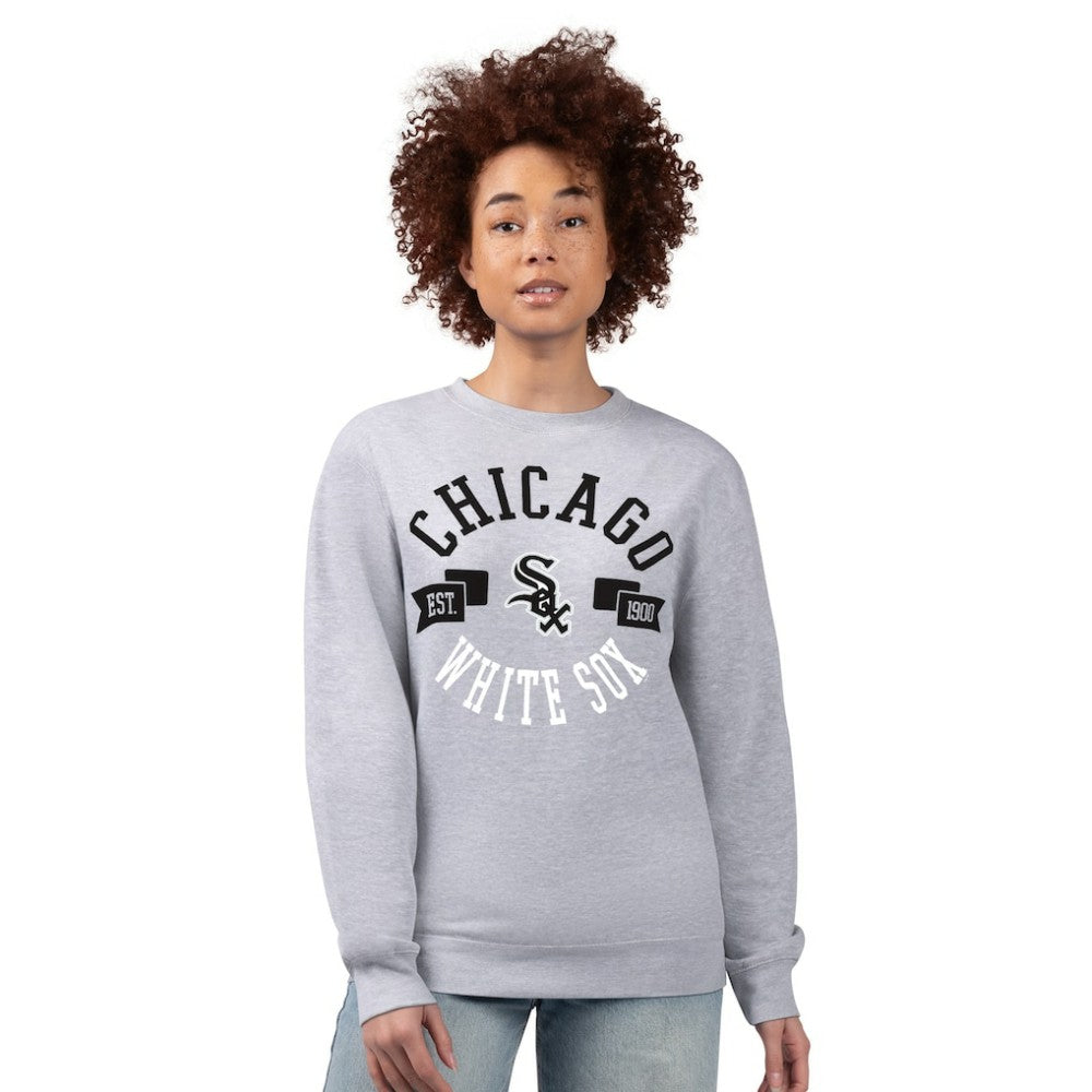 Chicago White Sox G-III 4Her by Carl Banks Women's Team Logo Fleece Pullover Sweatshirt Sale