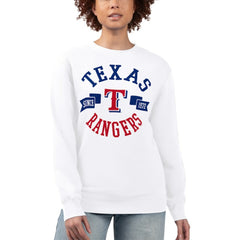 Texas Rangers G-III 4Her by Carl Banks Women's Team Logo Fleece Pullover Sweatshirt Near Me