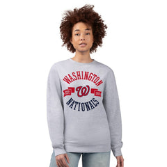 Washington Nationals G-III 4Her by Carl Banks Women's Team Logo Fleece Pullover Sweatshirt Near Me