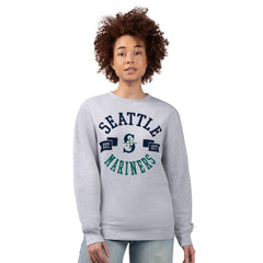 Seattle Mariners G-III 4Her by Carl Banks Women's Team Logo Fleece Pullover Sweatshirt Outlet