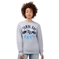 Tampa Bay Rays G-III 4Her by Carl Banks Women's Team Logo Fleece Pullover Sweatshirt Sale