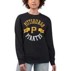Pittsburgh Pirates G-III 4Her by Carl Banks Women's Team Logo Fleece Pullover Sweatshirt for sale