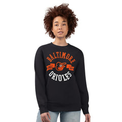 Baltimore Orioles G-III 4Her by Carl Banks Women's Team Logo Fleece Pullover Sweatshirt for sale