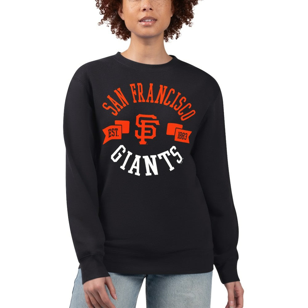 San Francisco Giants G-III 4Her by Carl Banks Women's Team Logo Fleece Pullover Sweatshirt Online