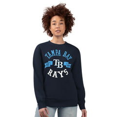 Tampa Bay Rays G-III 4Her by Carl Banks Women's Team Logo Fleece Pullover Sweatshirt Near Me