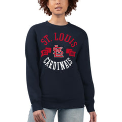 St. Louis Cardinals G-III 4Her by Carl Banks Women's Team Logo Fleece Pullover Sweatshirt Sale