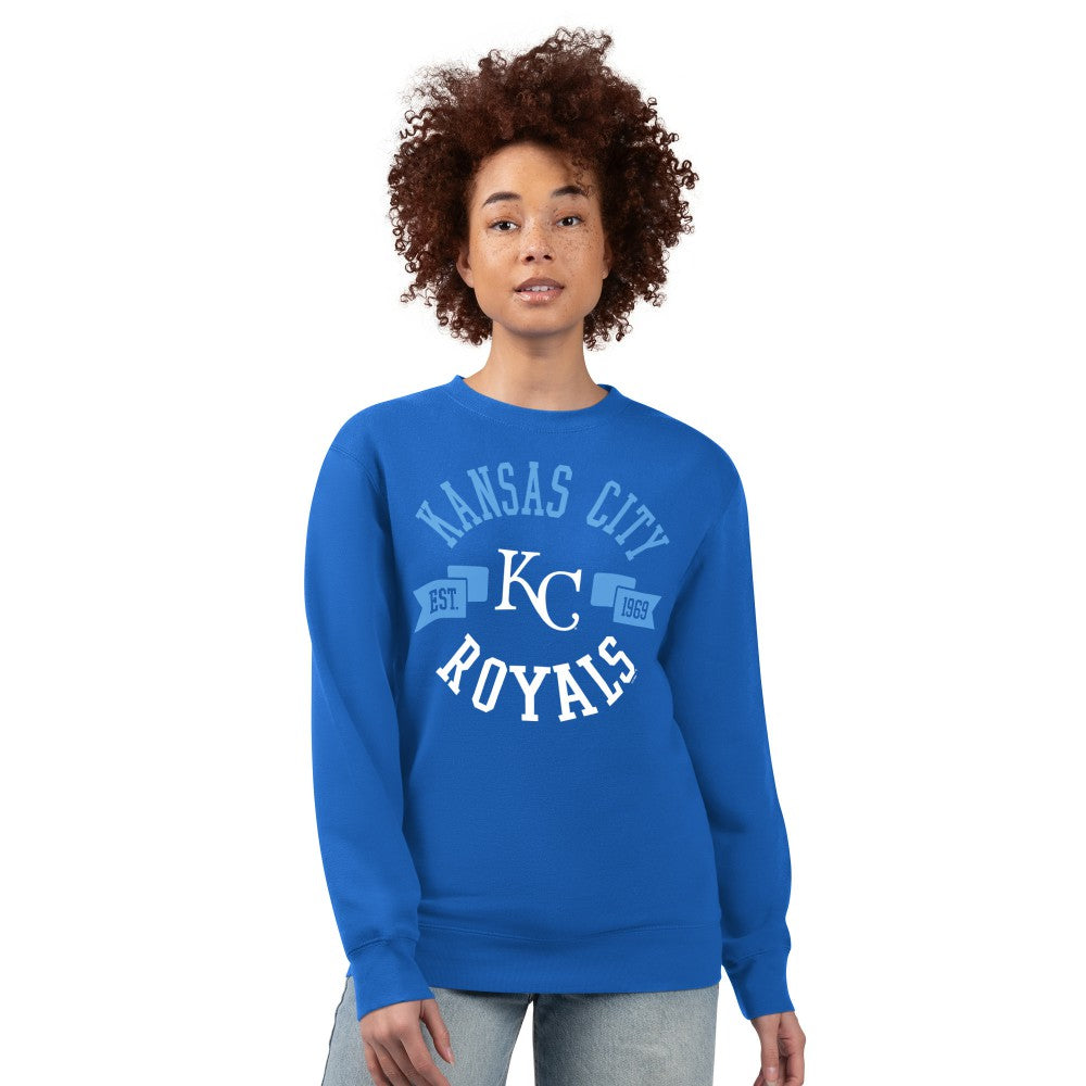 Kansas City Royals G-III 4Her by Carl Banks Women's Team Logo Fleece Pullover Sweatshirt Near Me