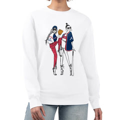 Atlanta Braves G-III 4Her by Carl Banks Women's Baseball Girls Fleece Pullover Sweatshirt Online