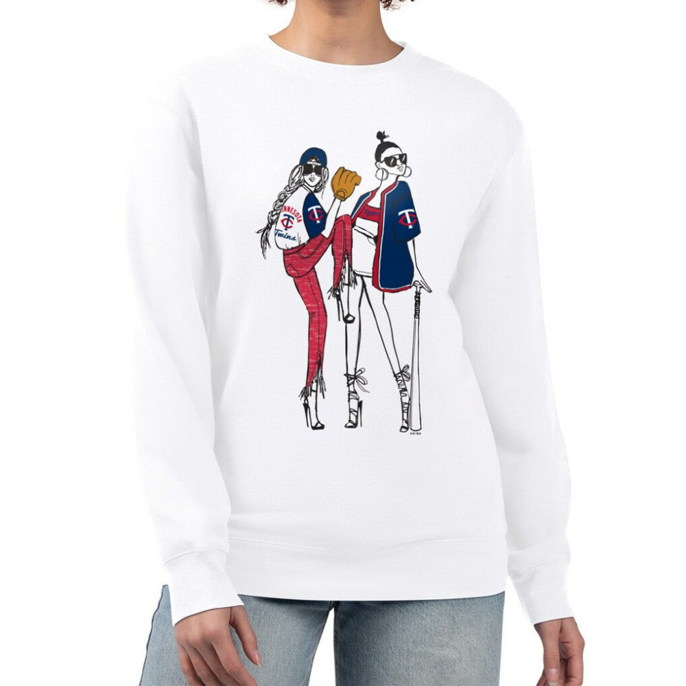 Minnesota Twins G-III 4Her by Carl Banks Women's Baseball Girls Fleece Pullover Sweatshirt Near Me