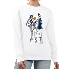 New York Yankees G-III 4Her by Carl Banks Women's Baseball Girls Fleece Pullover Sweatshirt Sale