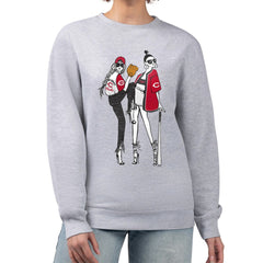 Cincinnati Reds G-III 4Her by Carl Banks Women's Baseball Girls Fleece Pullover Sweatshirt Outlet
