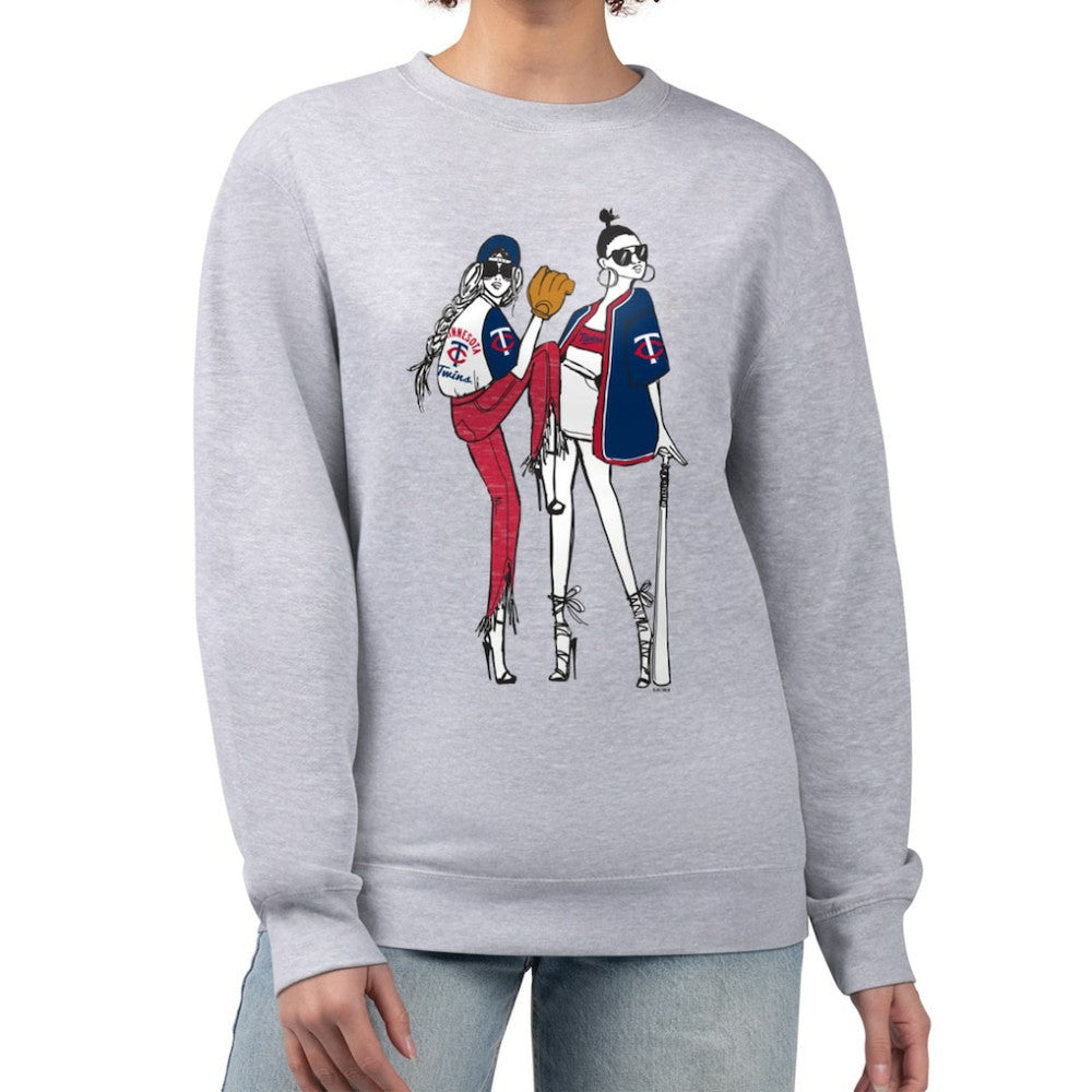 Minnesota Twins G-III 4Her by Carl Banks Women's Baseball Girls Fleece Pullover Sweatshirt Online