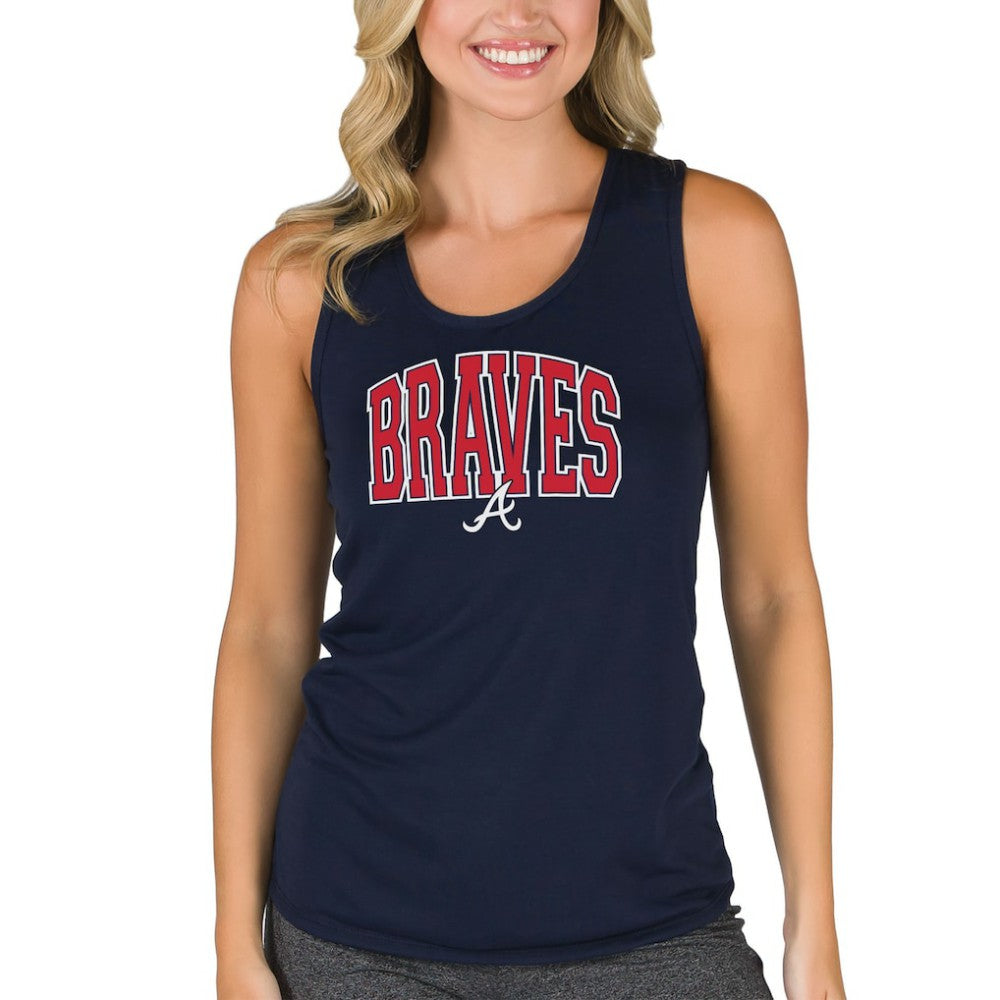 Atlanta Braves Concepts Sport Women's Marathon Racerback Tank Top Outlet