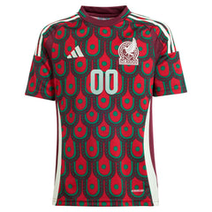 Adidas - Mexico National Team Youth 2024 Home Replica Custom Jersey - Green