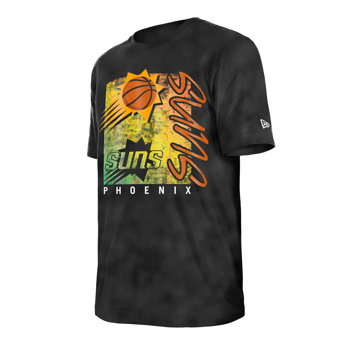 New Era Phoenix Suns Sport Classics Enzyme Wash Oversized T-Shirt Black
