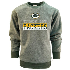 Green Bay Packers Wes & Willy Youth Reversible Fleece Pullover Sweatshirt - Green - NFL