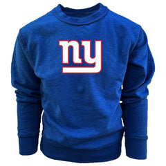 New York Giants Wes & Willy Youth Reversible Fleece Pullover Sweatshirt - Royal - NFL