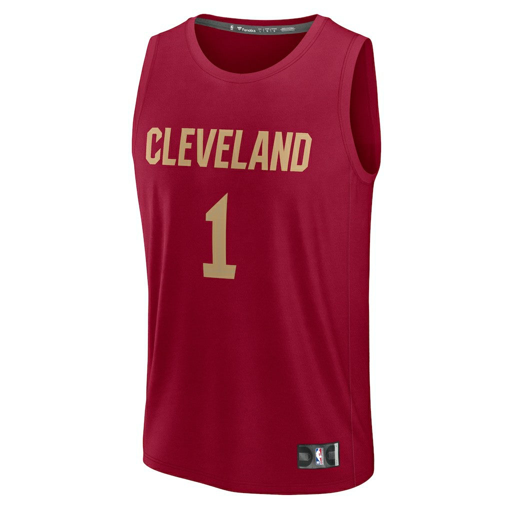 Fanatics Max Strus Cleveland Cavaliers Fast Break Player Jersey Icon Editi- Wine