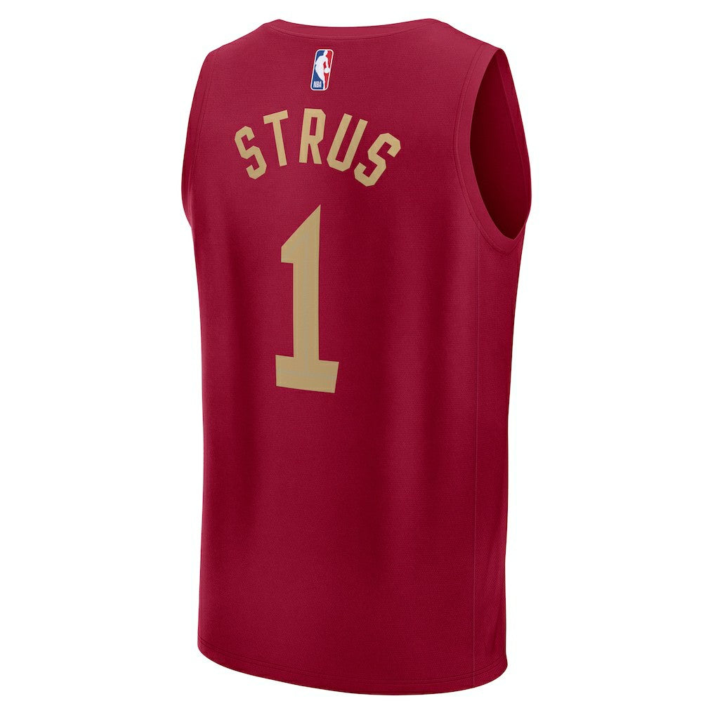 Fanatics Max Strus Cleveland Cavaliers Fast Break Player Jersey Icon Editi- Wine