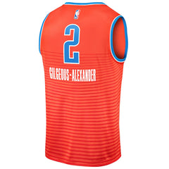 Fanatics Shai Gilgeous-Alexander Oklahoma City Thunder Fast Break Player Jersey Statement Edition Orange