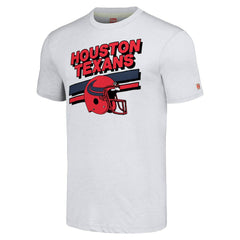 Houston Texans Homage Unisex Striped Tri-Blend T-Shirt - Gray - NFL