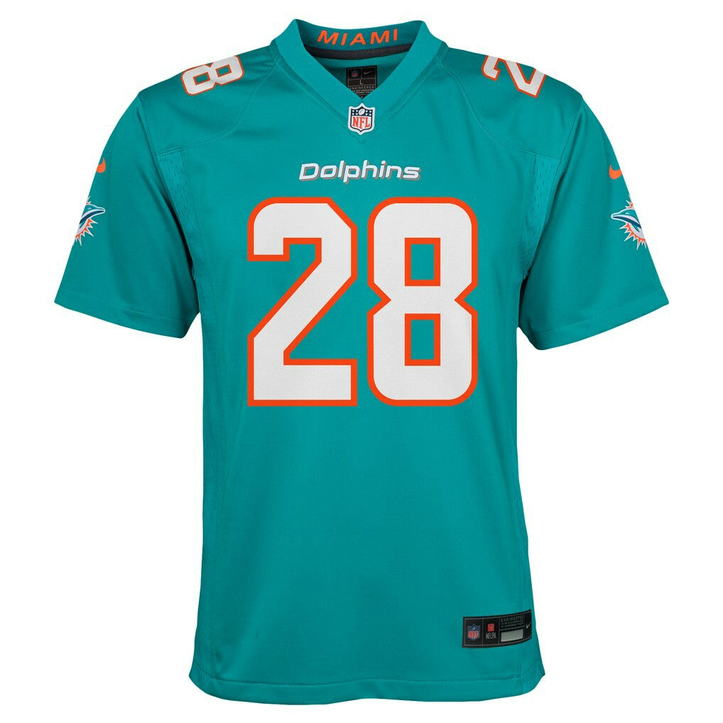 De’Von Achane Miami Dolphins Youth Game Jersey - Aqua - Nike
