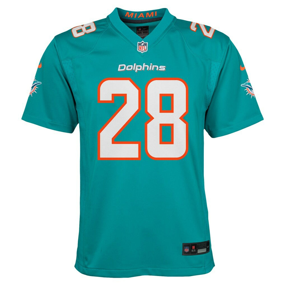 De’Von Achane Miami Dolphins Youth Game Jersey - Aqua - Nike