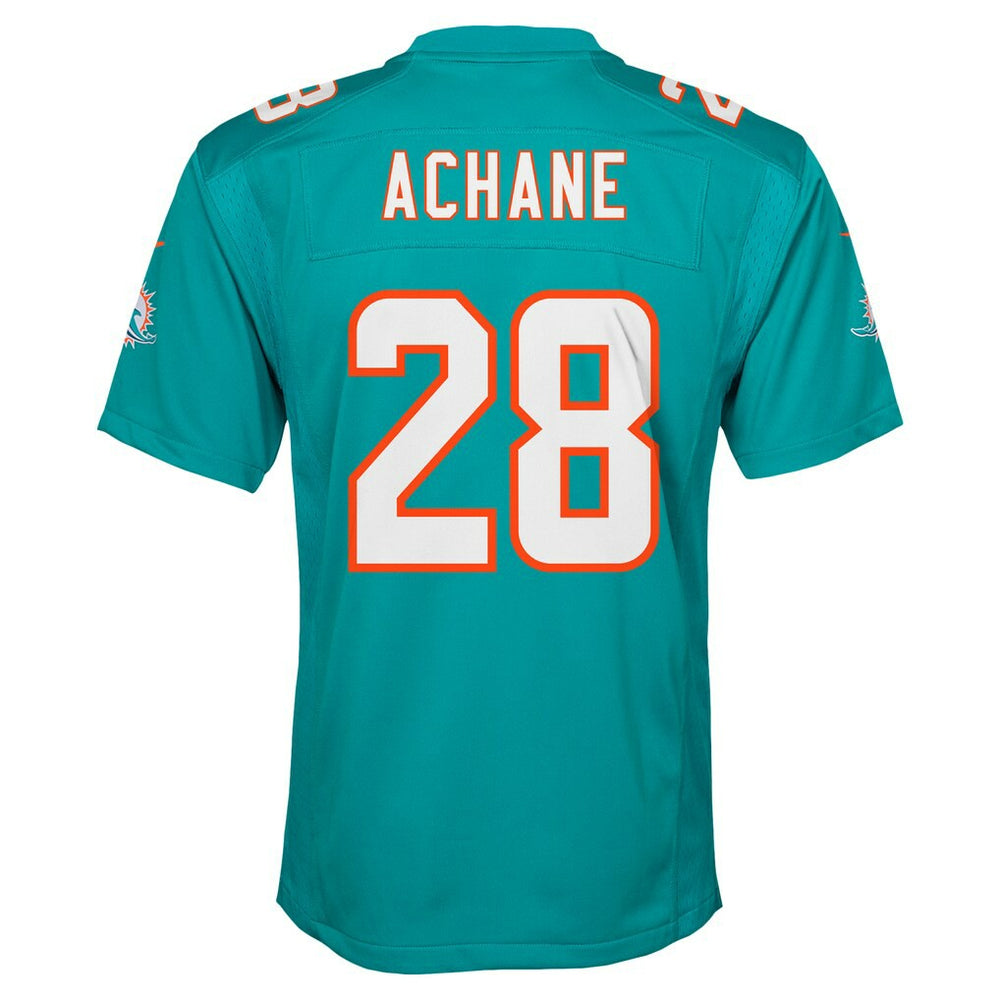 De’Von Achane Miami Dolphins Youth Game Jersey - Aqua - Nike
