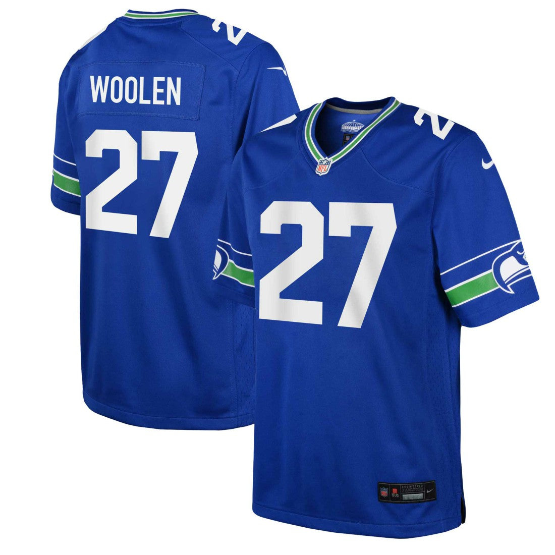 12th Fan Seattle Seahawks Youth Game Jersey - Royal - Nike
