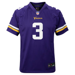 Jordan Addison Minnesota Vikings Youth Game Jersey - Purple - Nike