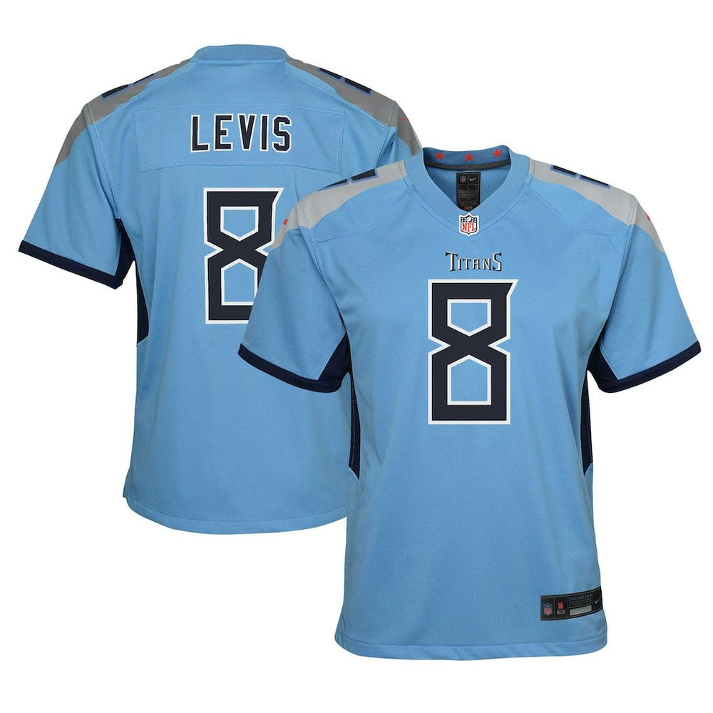 Will Levis Tennessee Titans Youth Game Jersey - Light Blue - Nike