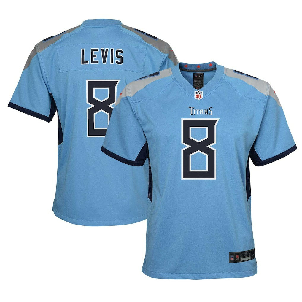 Will Levis Tennessee Titans Youth Game Jersey - Light Blue - Nike
