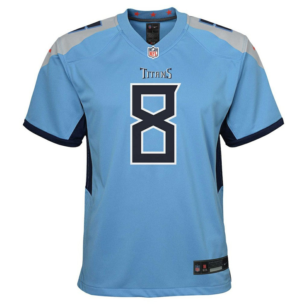 Will Levis Tennessee Titans Youth Game Jersey - Light Blue - Nike