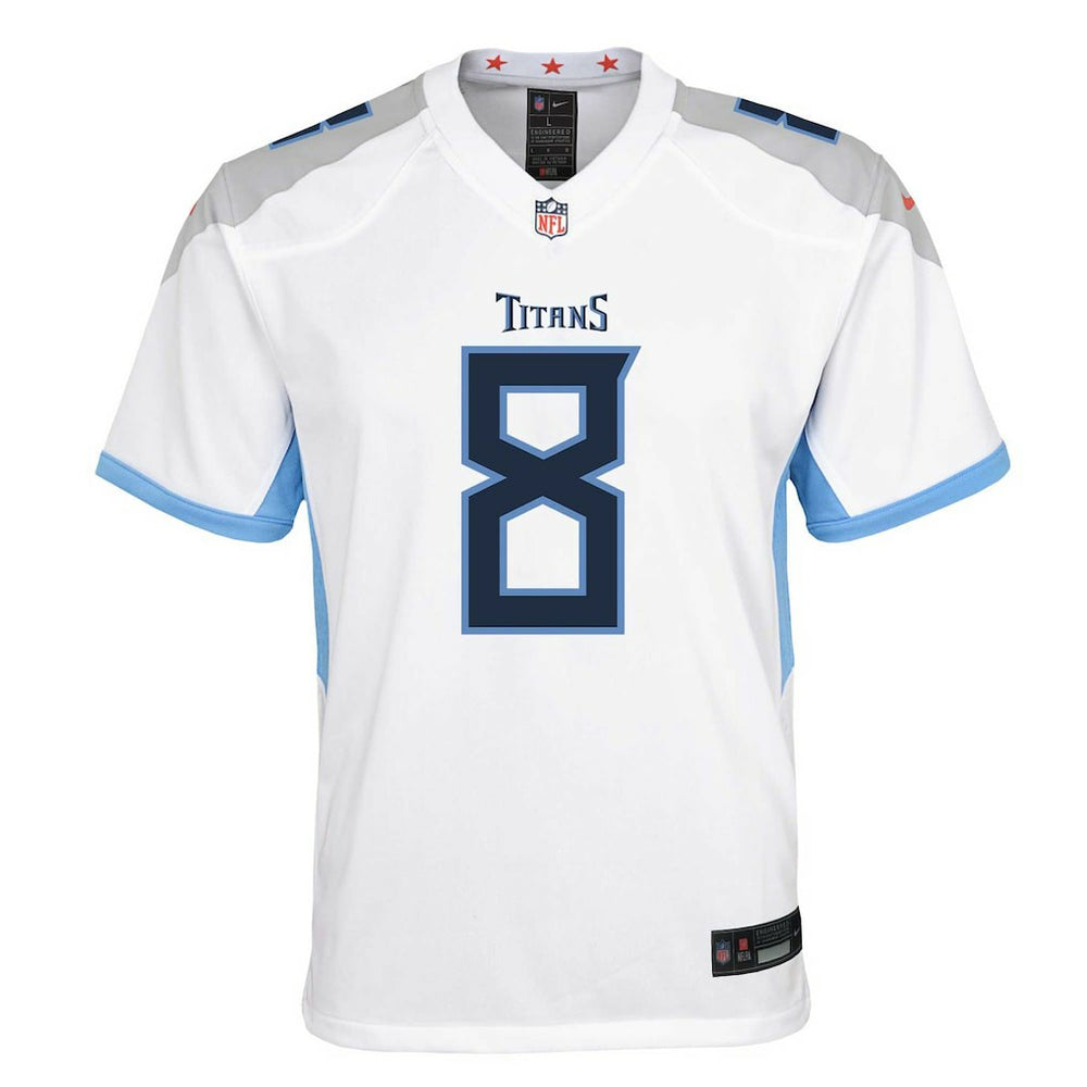 Will Levis Tennessee Titans Youth Game Jersey - White - Nike