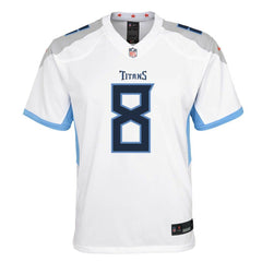 Will Levis Tennessee Titans Youth Game Jersey - White - Nike