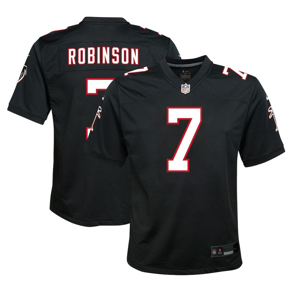 Bijan Robinson Atlanta Falcons Youth Game Jersey - Black - Nike