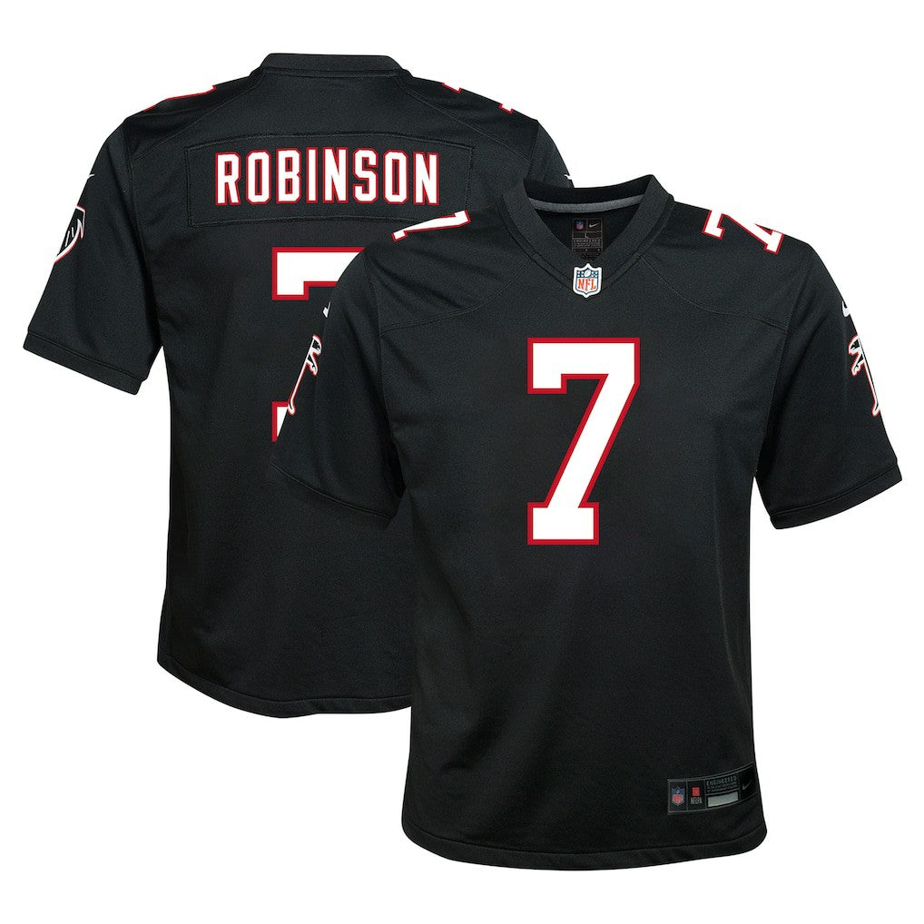 Bijan Robinson Atlanta Falcons Youth Game Jersey - Black - Nike