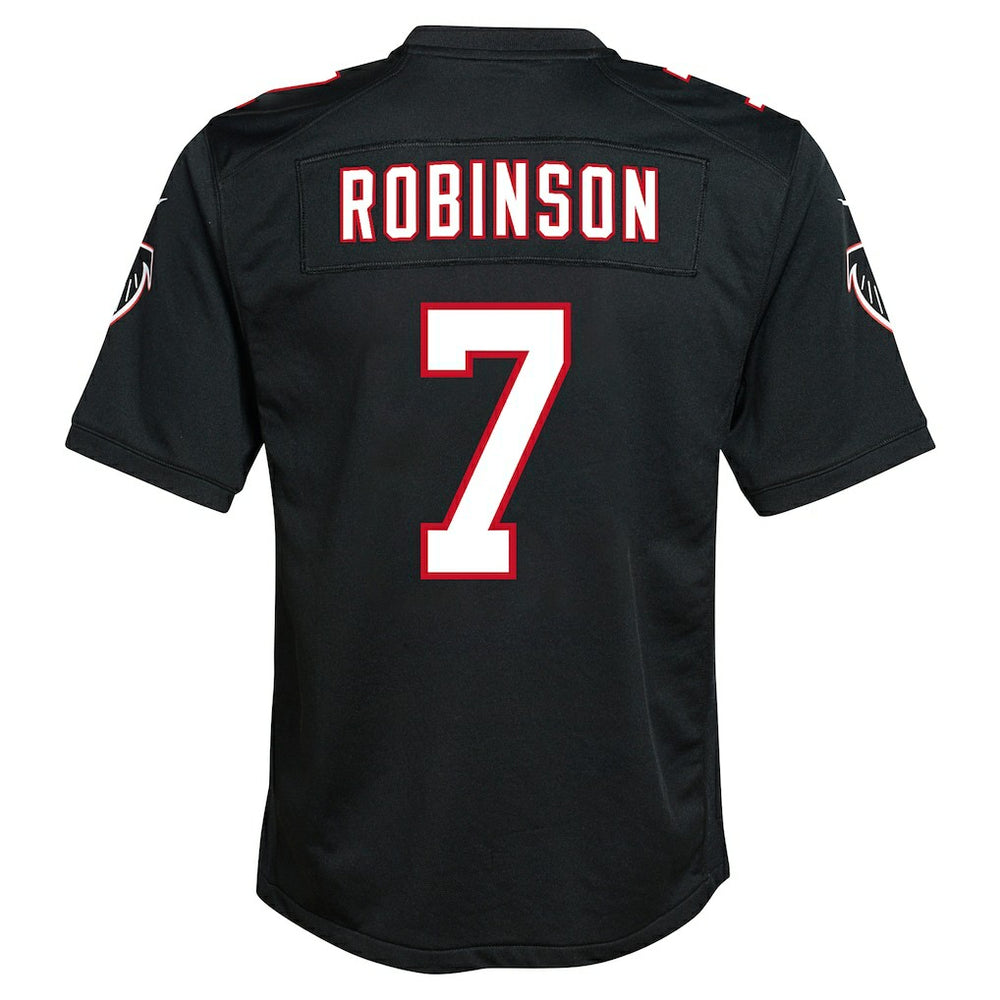 Bijan Robinson Atlanta Falcons Youth Game Jersey - Black - Nike
