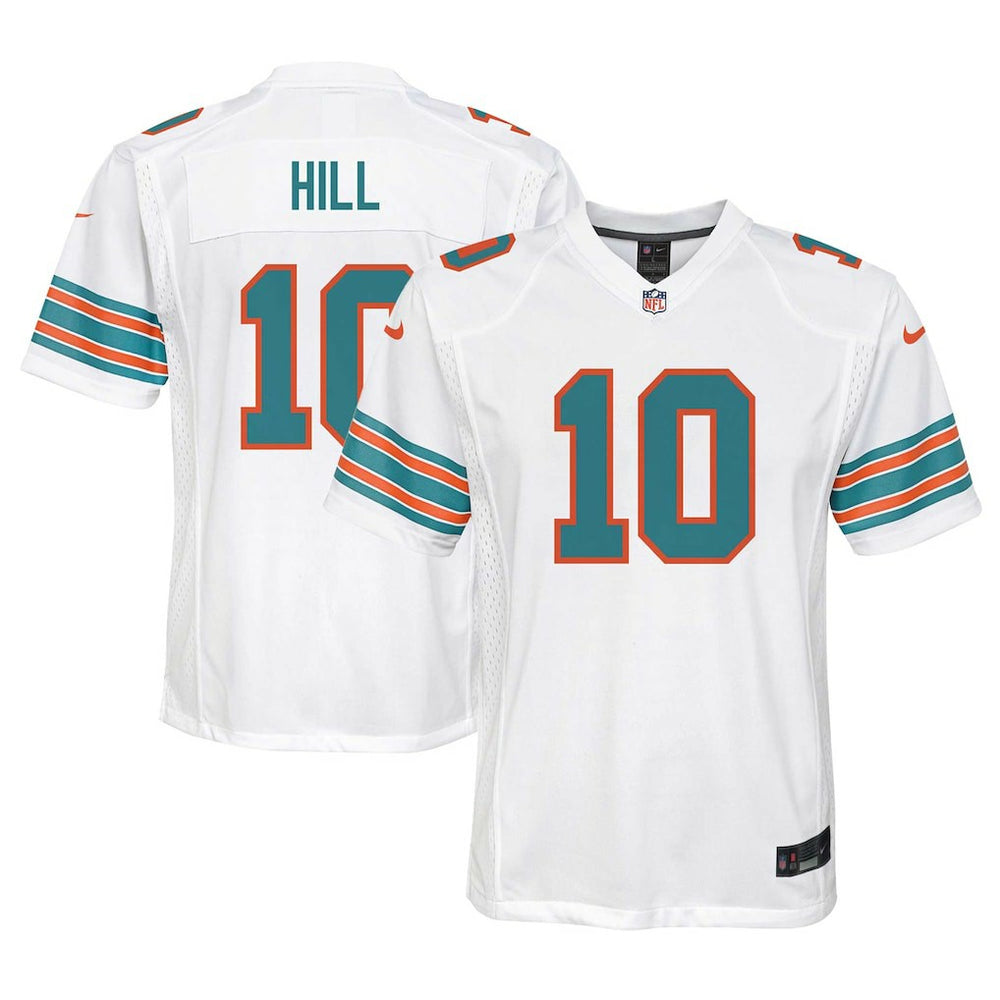Tyreek Hill Miami Dolphins Youth Game Jersey - White - Nike