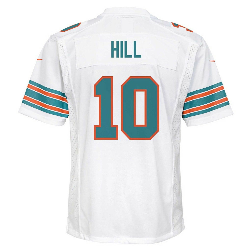 Tyreek Hill Miami Dolphins Youth Game Jersey - White - Nike