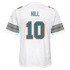 Tyreek Hill Miami Dolphins Youth Game Jersey - White - Nike