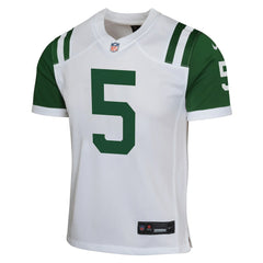 Garrett Wilson New York Jets Youth Game Jersey - White - Nike
