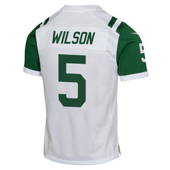 Garrett Wilson New York Jets Youth Game Jersey - White - Nike