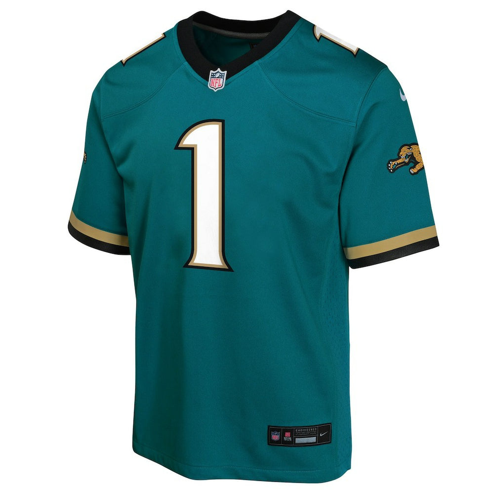 Travis Etienne Jacksonville Jaguars Youth Game Jersey - Teal - Nike