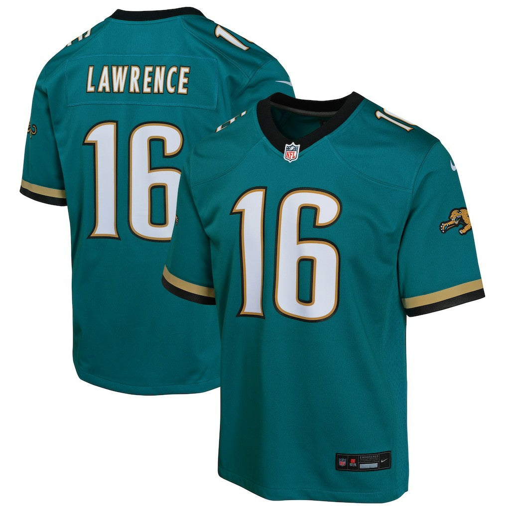 Trevor Lawrence Jacksonville Jaguars Youth Game Jersey - Teal - Nike
