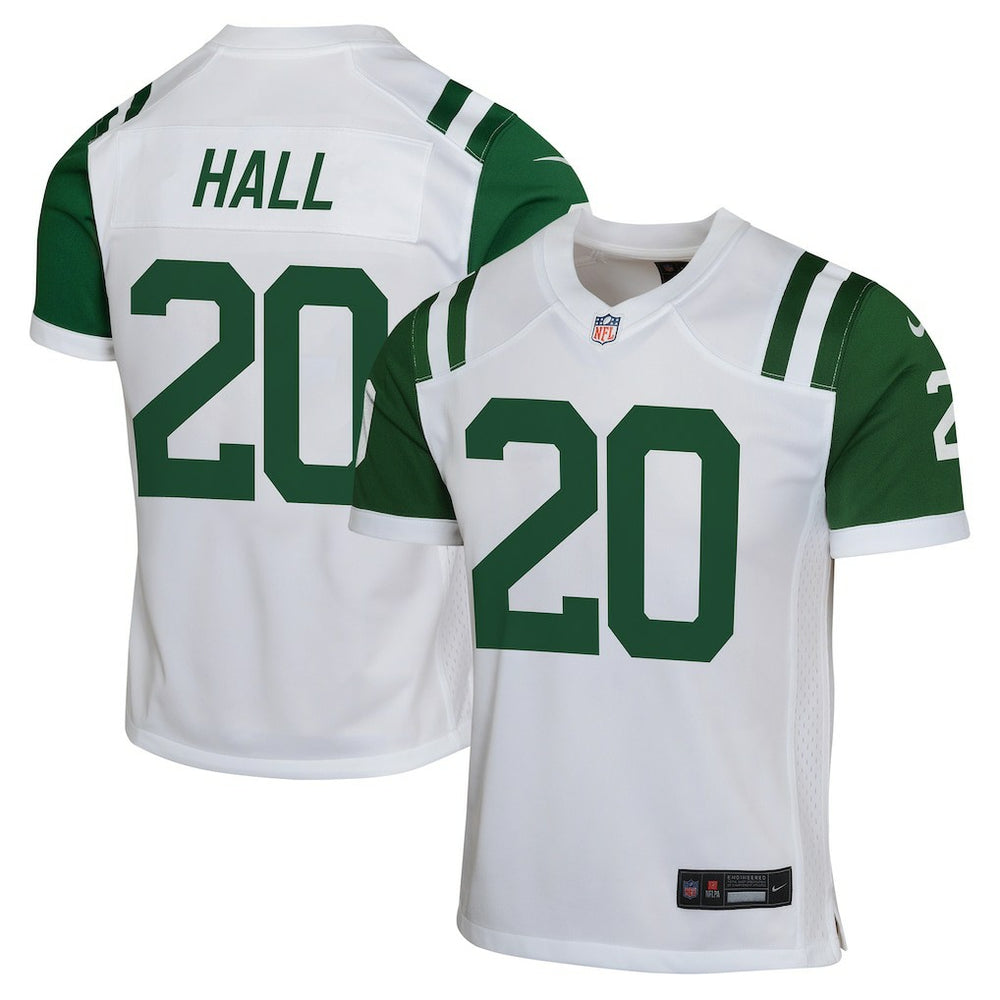 Breece Hall New York Jets Youth Game Jersey - White - Nike